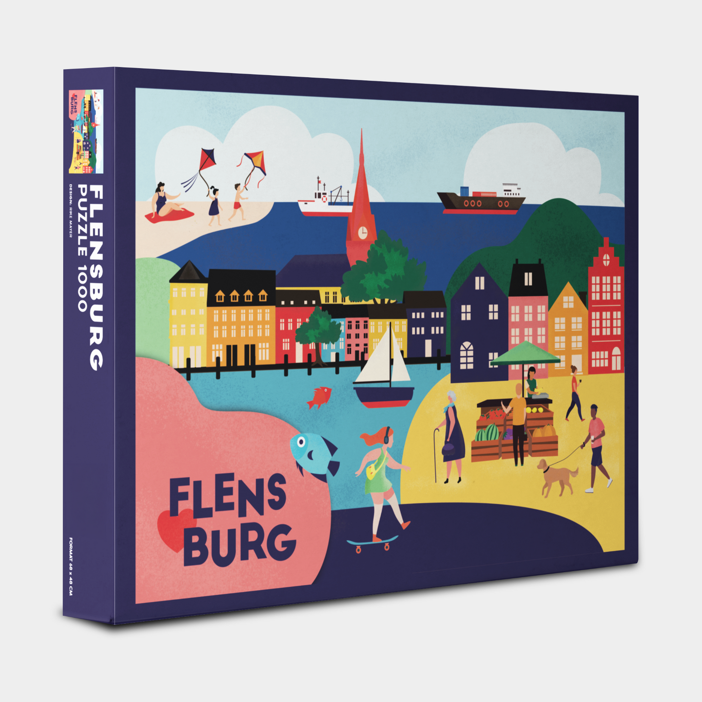 Flensburg Puzzle 1.000 Teile - Rike Mayer