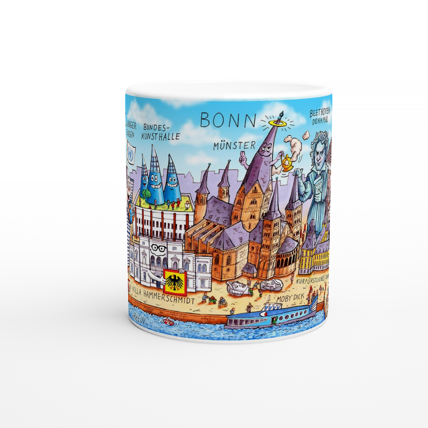 Jacques Tilly Bonn Stadtbild - Tasse Keramik
