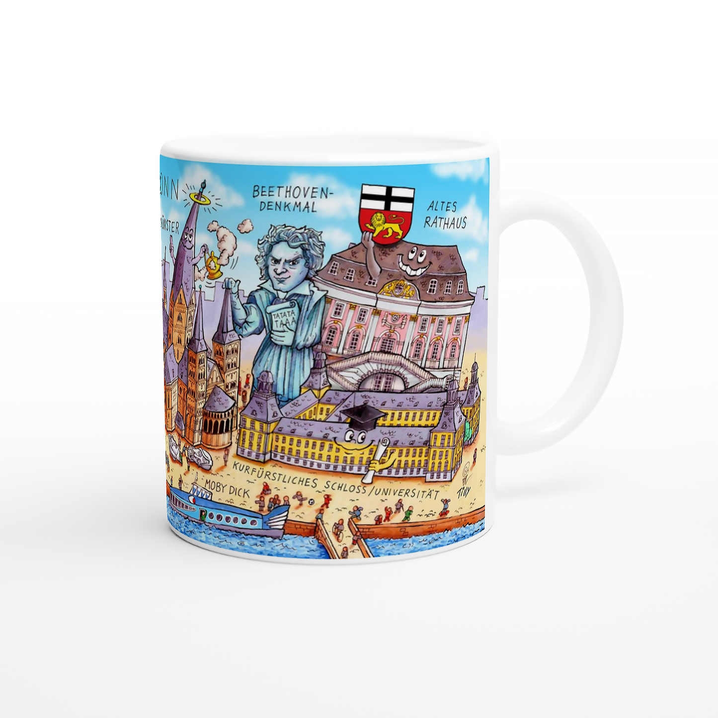 Jacques Tilly Bonn Stadtbild - Tasse Keramik