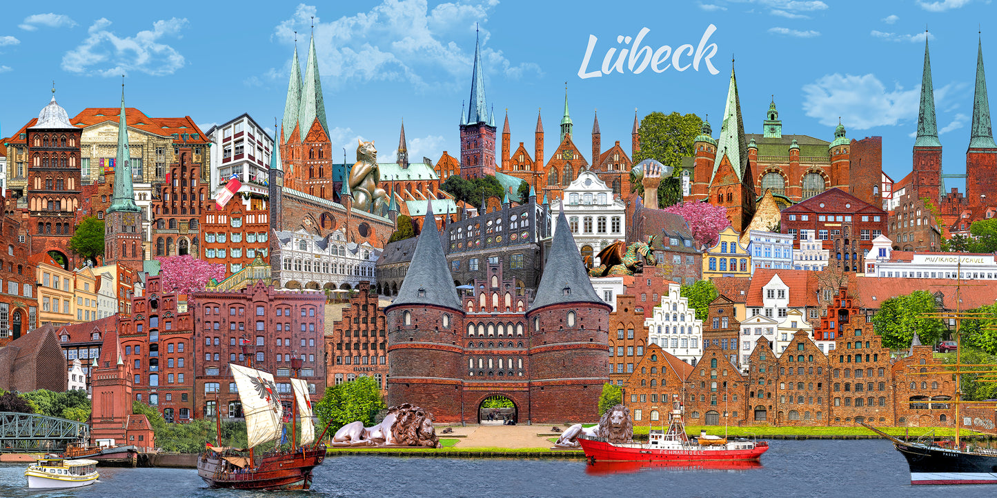 Lübeck Motiv als Geschenkidee für Nordlichter