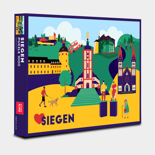 Siegen Puzzle 1000 Teile in bedruckter Box von Rike Mayer