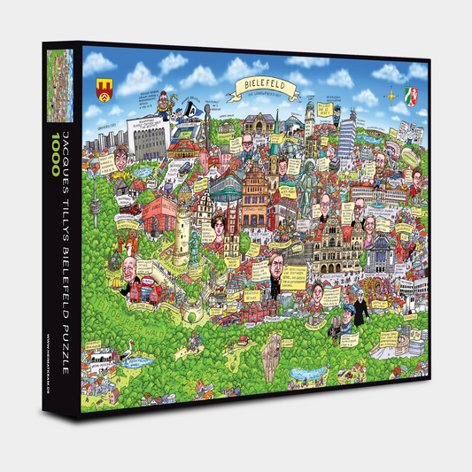 Jacques Tilly Bielefeld Puzzle 1000 Teile in der originalen Verpackung.